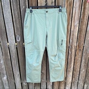 Nonwe Cargo Pants 34 30 XL Green Outdoor Hiking